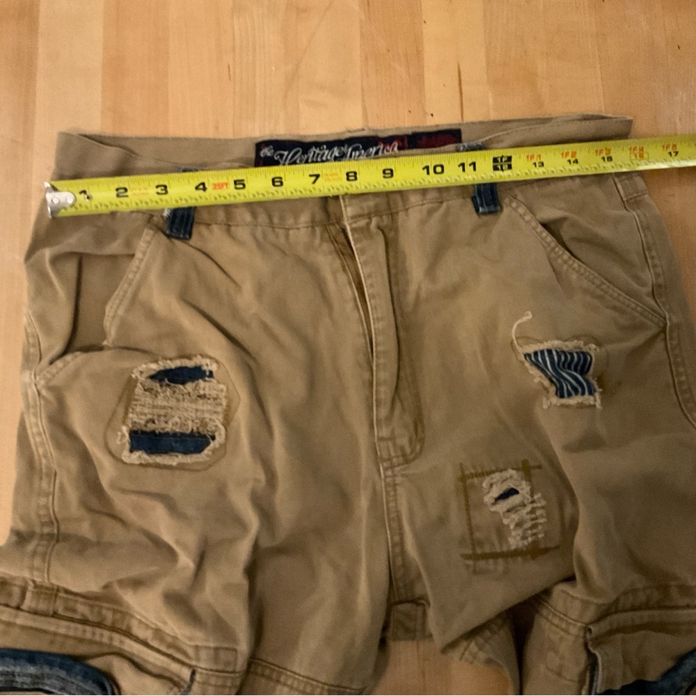 Heritage America Y2K Cargo Pants Men’s W32 L31 Distressed Utility HTF! - Picture 13 of 13